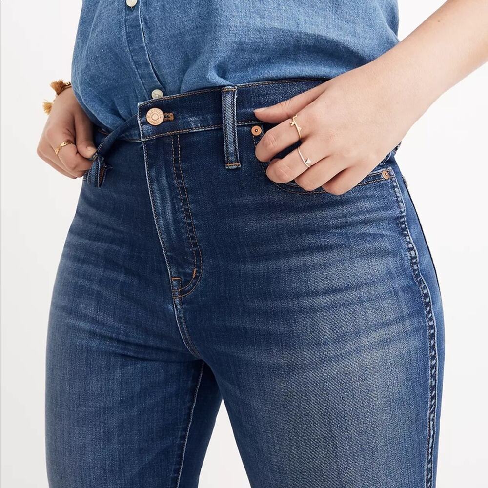 Madewell 10" High-Rise Skinny Jeans Plus Size 35W - Picture 3 of 9